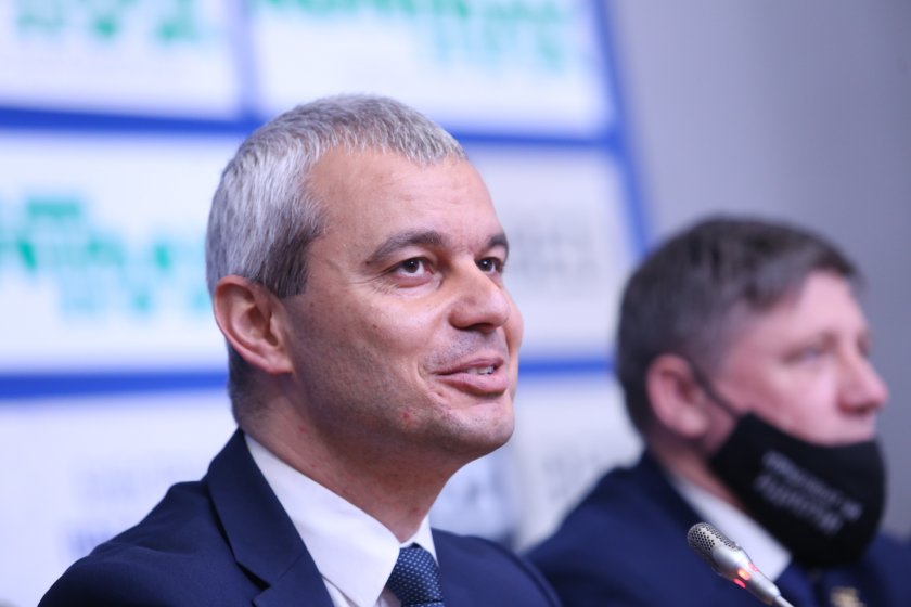 Лидерът на партия Възраждане - Костадин Костадинов заяви, че ще