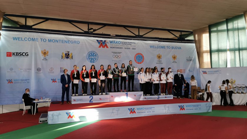 българия втора медали европейското кикбокс кадети черна гора