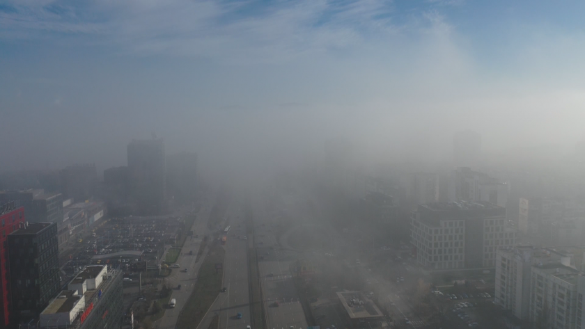 Мръсен въздух тази сутрин в София, Русе, Велико Търново и Бургас