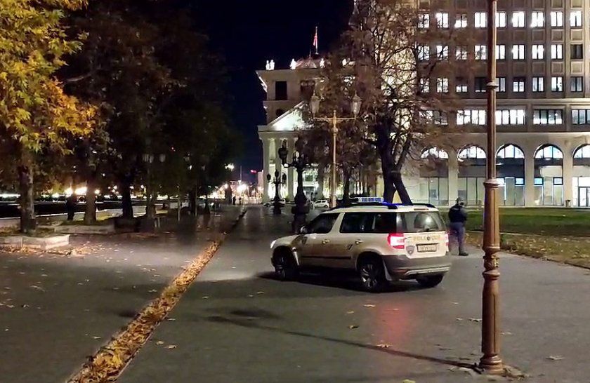 полицията евакуира сгради центъра скопие заради сигнал бомба