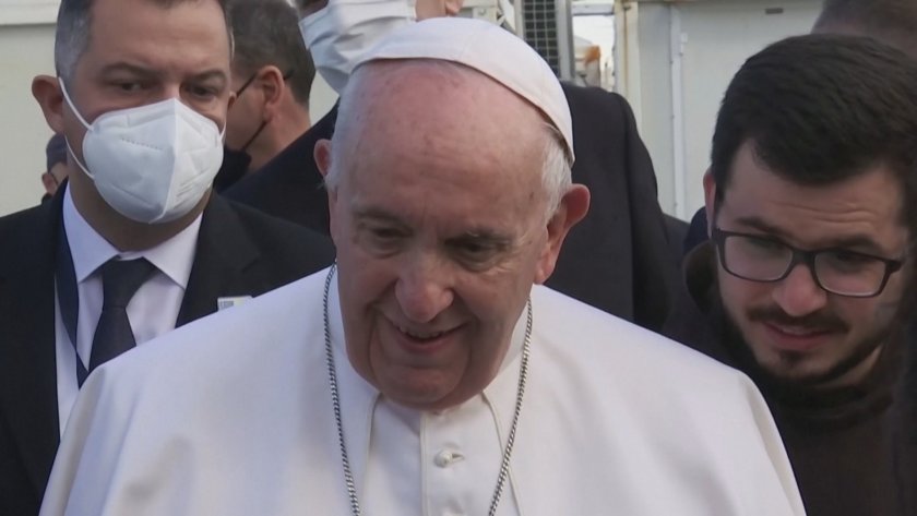 Днес е последният ден от посещението на папа Франциск в
