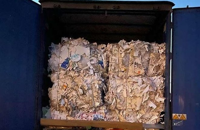 спряха тона хартиени отпадъци българия румъния дунав мост