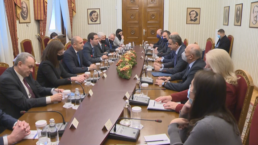 Президентът Румен Радев провежда среща с министър-председателя на Република Гърция