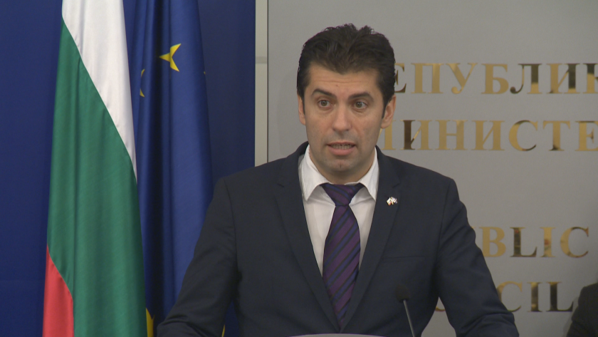 Министър-председателят Кирил Петков с изявление пред медиите по повод предстоящите