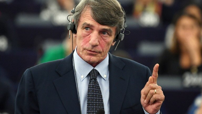 Почина председателят на Европейския парламент Давид Сасоли.Новината беше съобщена от