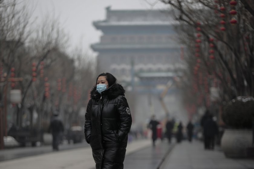 Гъст смог над Пекин преди Олимпиадата