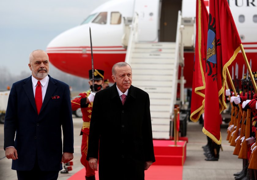 Реджеп Ердоган посети Албания