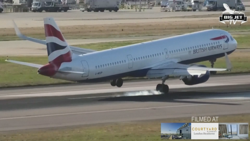 Екстремно преживяване за пътниците от полет на Бритиш Еъруейс от