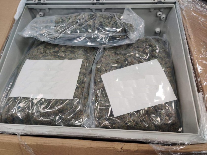 митничари откриха марихуана електрически табла
