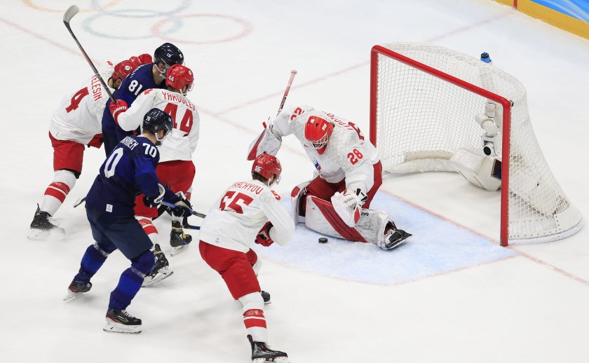 финландия историческа титла детронира русия хокея лед пекин