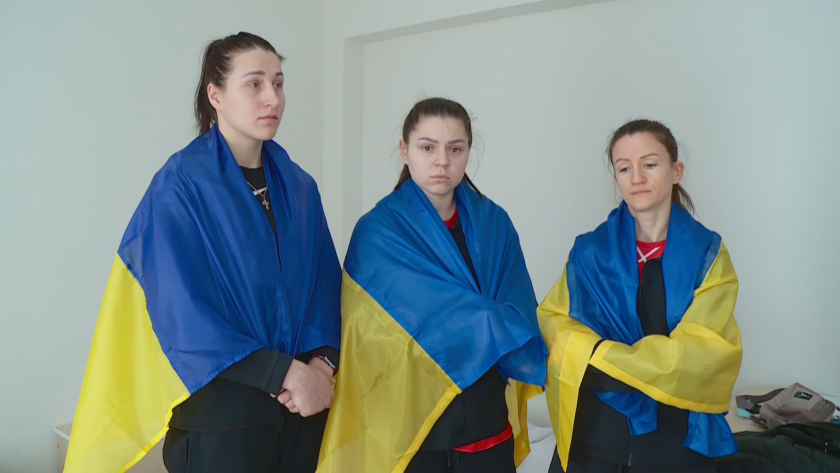 Блокираните у нас украински състезателки на баскетболния клуб Прометей вече