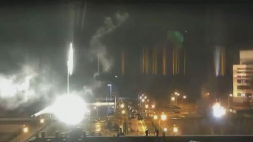 Пожар избухна в района на украинска атомната централа Запорожие, която