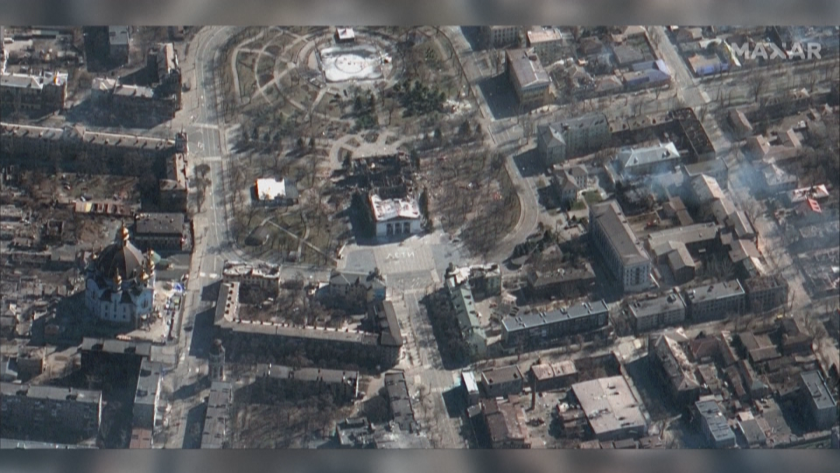 Снимка: Русия засилва военния натиск над Мариупол, Москва и Киев с взаимни обвинения