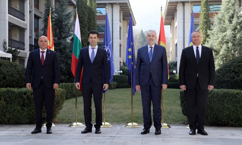 Премиери на държавите членки на НАТО от Югоизточна Европа днес
