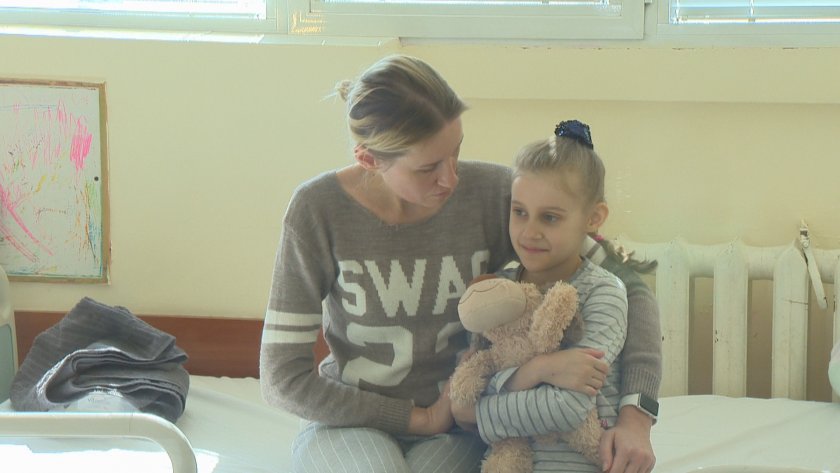 8-годишно момиченце от Украйна беше излекувано в българска болница след