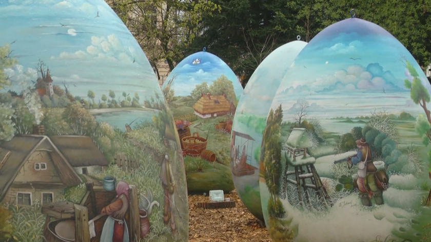 Гигантски великденски яйца се появиха в Хърватия