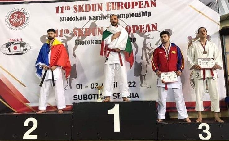 успешно представяне българите европейското шотокан карате