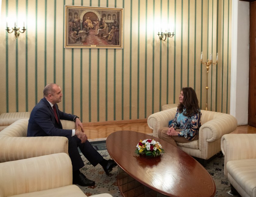 Президентът Румен Радев проведе среща с посланика на САЩ в