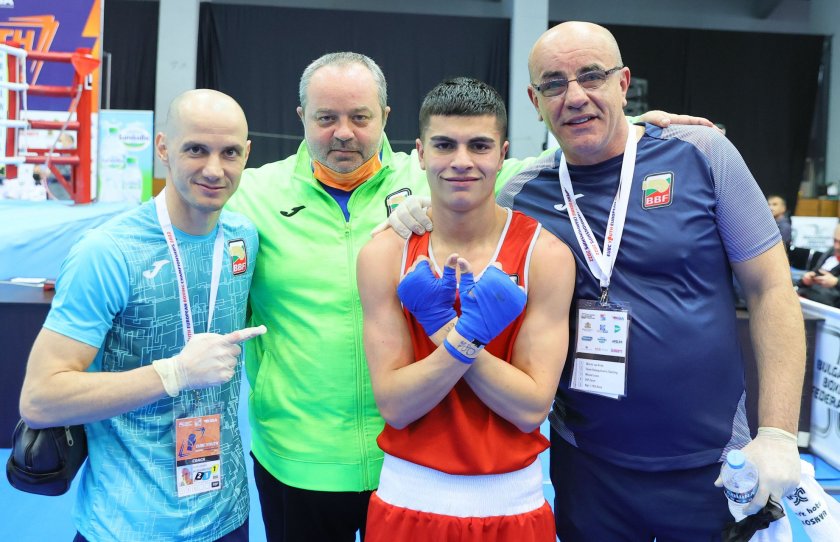 Любослав Методиев на финал на Европейското по бокс за младежи