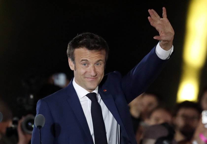 Франция избра: Макрон с първи думи след победата на балотажа за президент