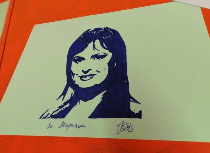 Как се създават портрети само с химикалка?