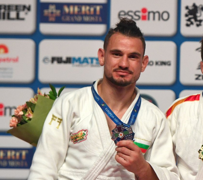 янислав герчев донесе сребърен медал българия европейското джудо софия