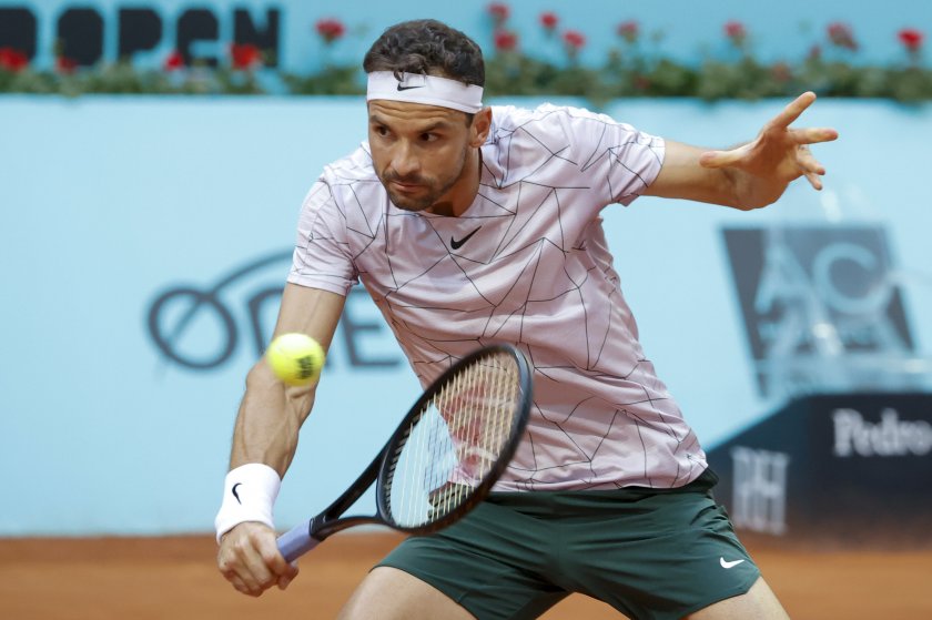 Първата ракета на България - Григор Димитров, приключи участието си