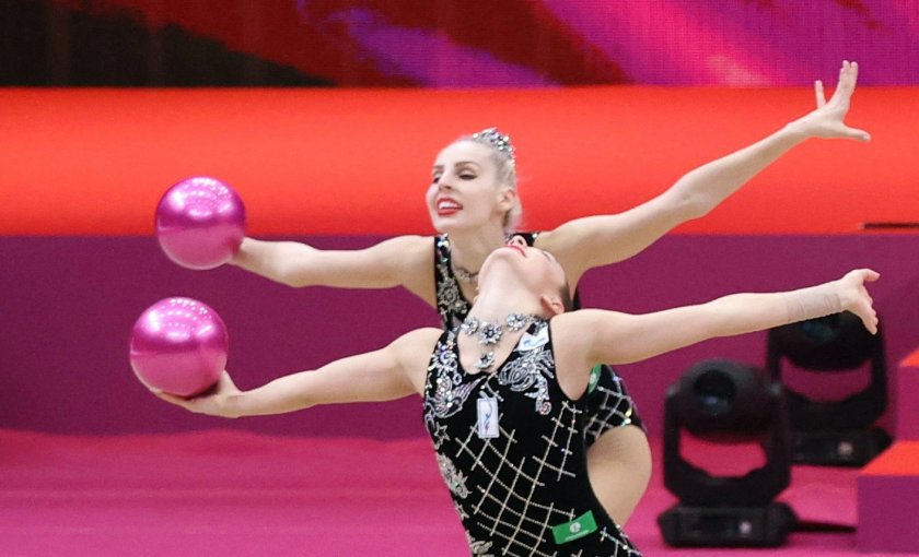 Двукратната олимпийска шампионка с ансамбъла на Русия Анастасия Близнюк, но