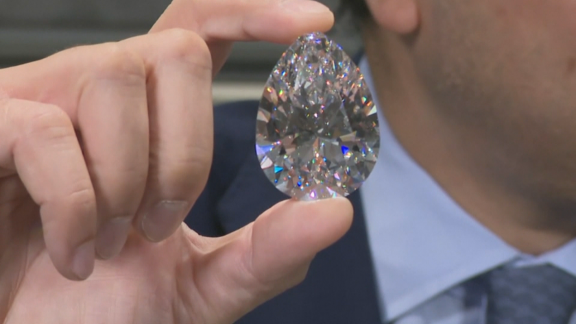 Аукционна къща Кристис пуска на търг 228-каратов диамант.Предварителната му оценка