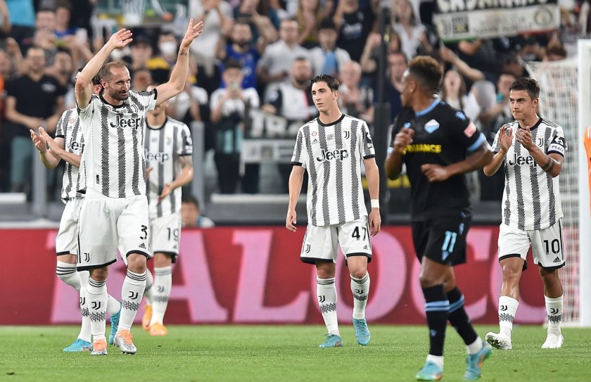 Ювентус изпусна два гола аванс в последния мач на Киелини и Дибала в Торино