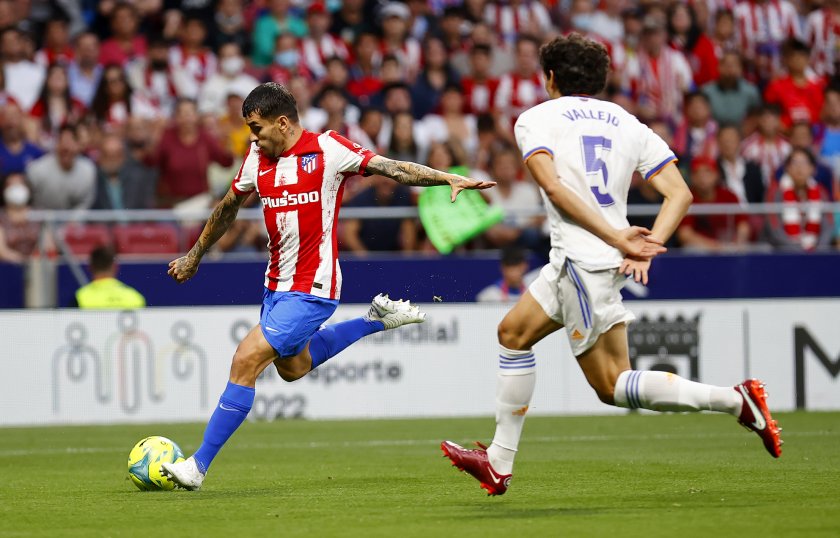 Отборът на Атлетико (Мадрид) спечели с минималното 1:0 градското дерби