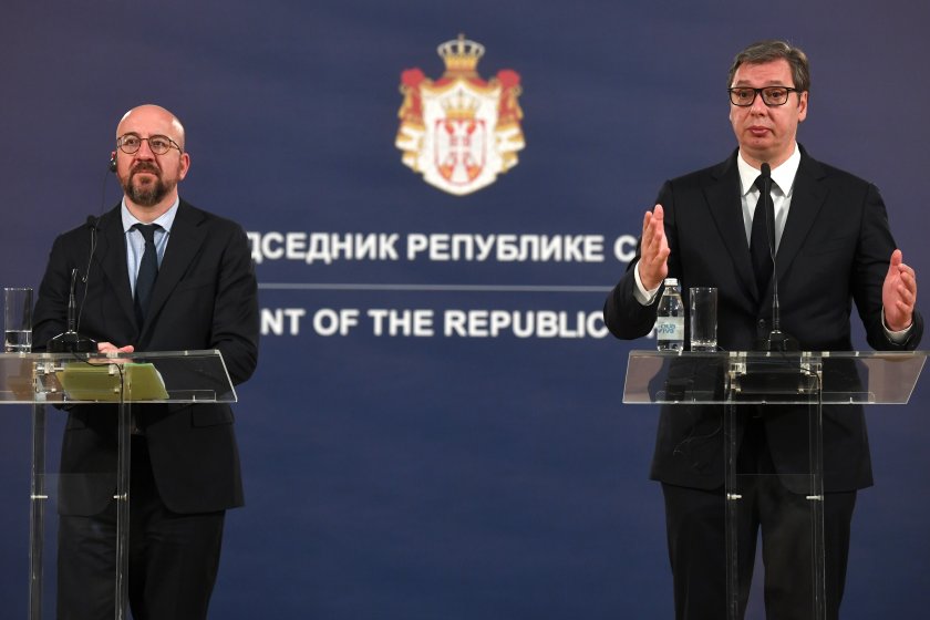 Председателят на Европейския съвет Шарл Мишел беше на посещение в