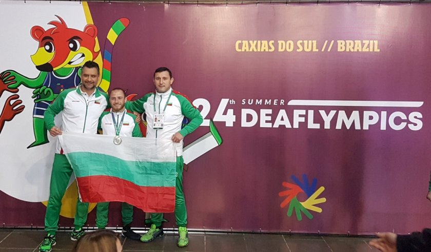 три медала българия олимпиадата спортисти увреден слух бразилия