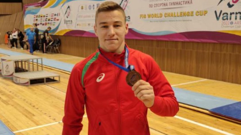 теодор трифонов осигури българия първи медал световната купа спортна гимнастика варна