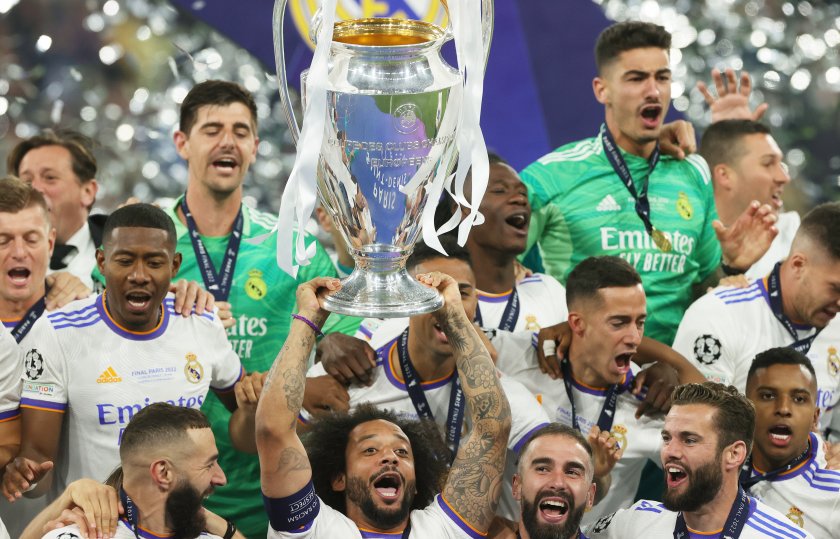 Пред препълнения „Стад дьо Франс“ в Париж Реал Мадрид спечели