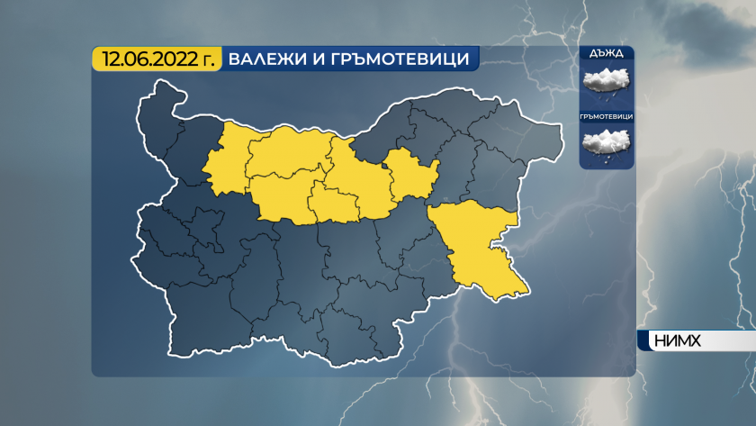 Облачно и дъждовно остава и в близките дни