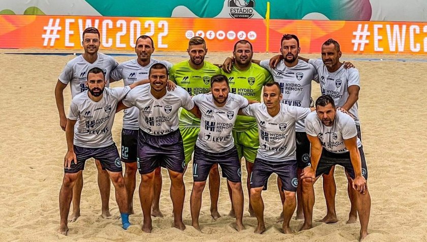 мфк спартак загуби бенфика шампионската лига плажен футбол