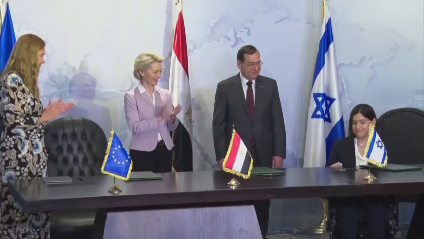 подписа газови доставки израел египет