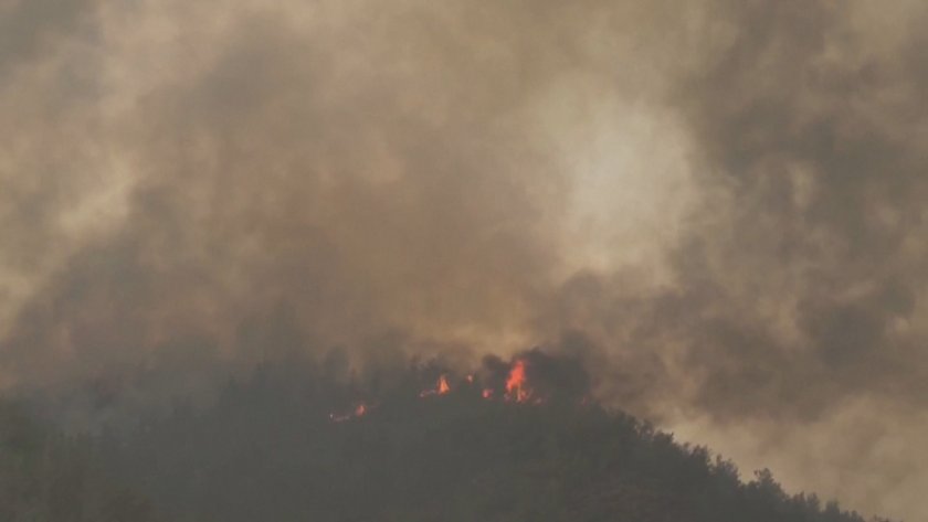 Пожари обхванаха Югозападна Турция. Причините за огъня не са известни.