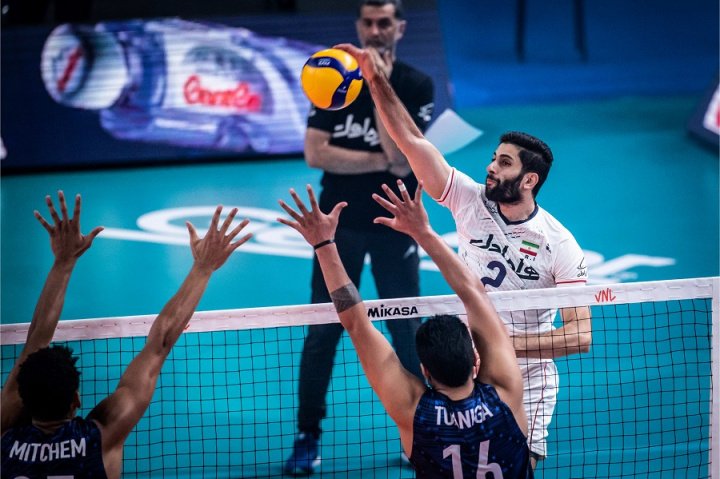 иран нанесе първа загуба сащ волейболната лига нациите
