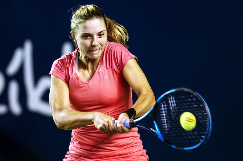 Българската тенисистка Виктория Томова излиза тази вечер за мача си