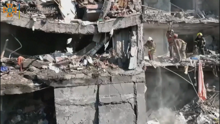 Серия от руски удари бяха нанесени днес в източната част