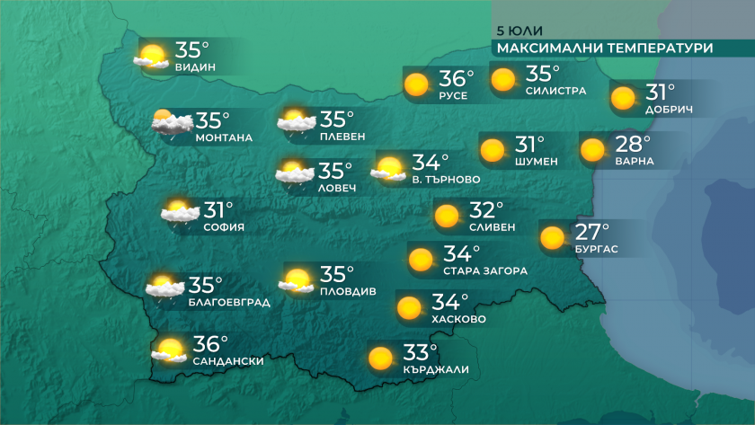 Времето остава горещо, има опасност от пожари