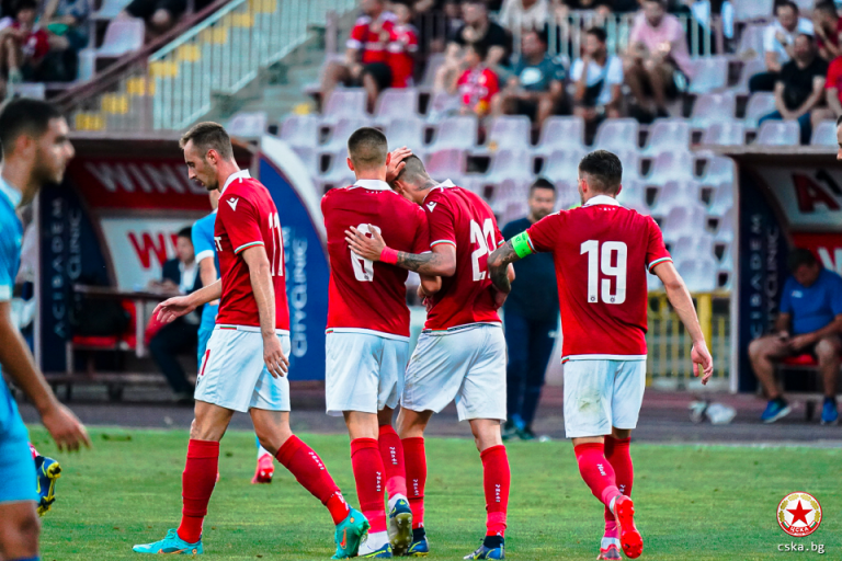 Отборът на ЦСКА постигна победа с 2:0 срещу втородивизионния Спортист