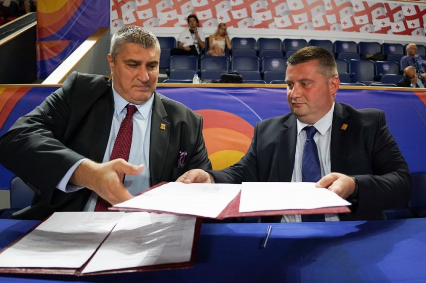 българия грузия подписаха меморандум взаимопомощ волейбола