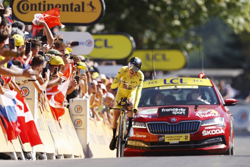Датчанинът Йонас Вингегоор на практика спечели Тур дьо Франс 2022,