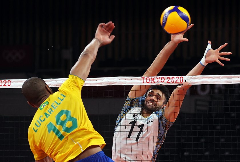 сащ детронира бразилия волейболната лига нациите мъжете