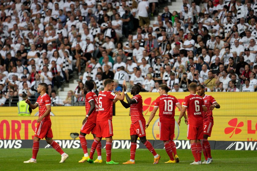 Байерн Мюнхен започна новия сезон в Бундеслигата с "отличен 6" срещу Айнтрахт