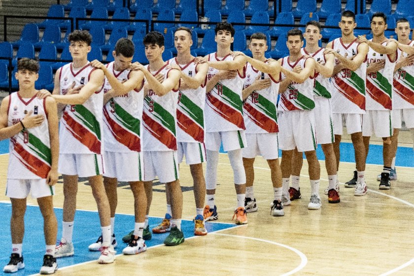 националният отбор баскетбол юноши завърши европейското