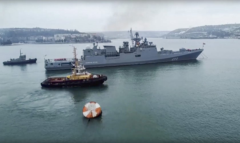 русия украински дрон атакува щаба черноморския флот севастопол